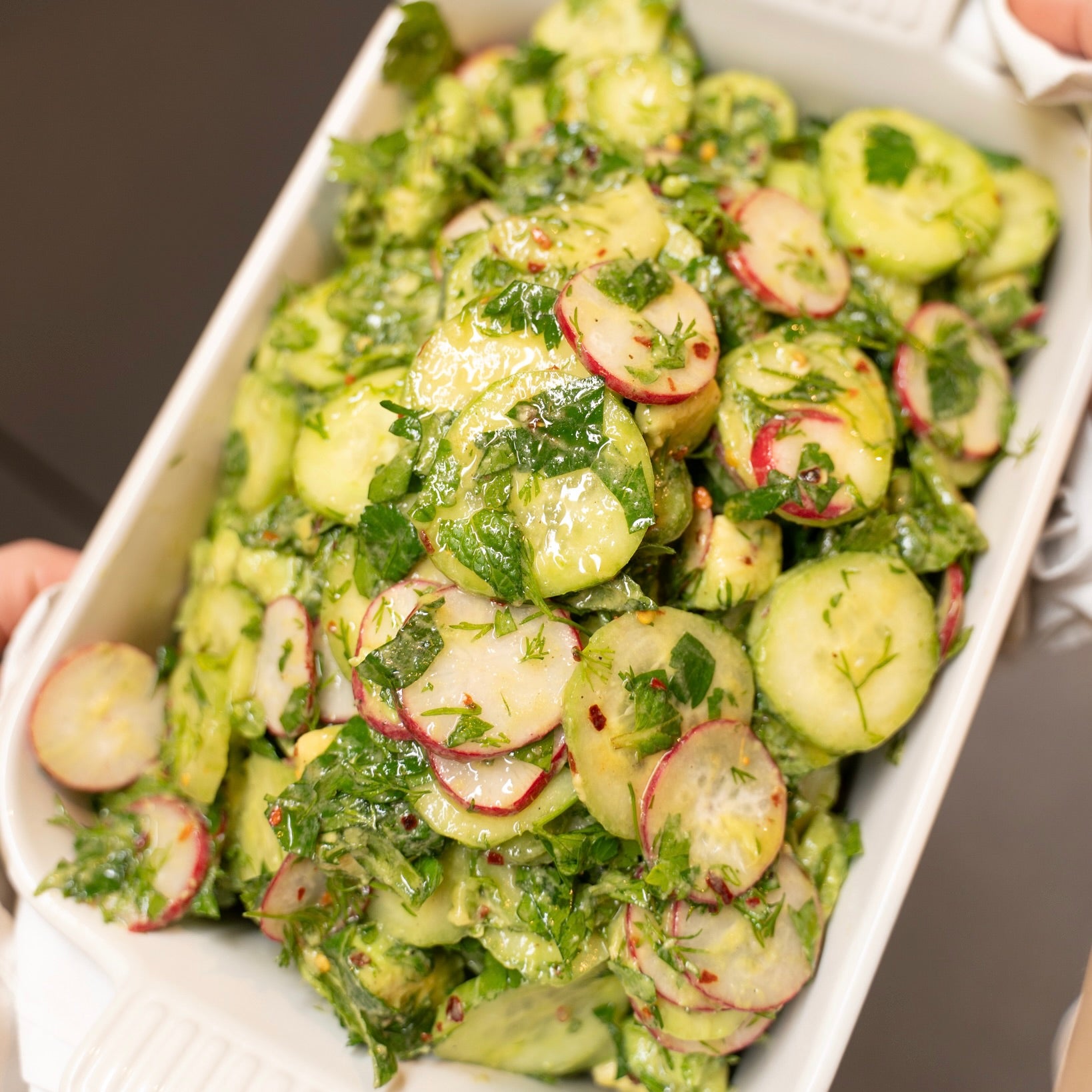 Avo & Cucumber Salad