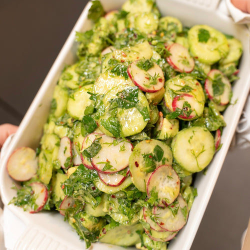 Avo & Cucumber Salad