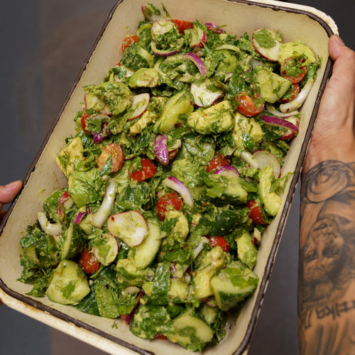 Avo & Cucumber Salad