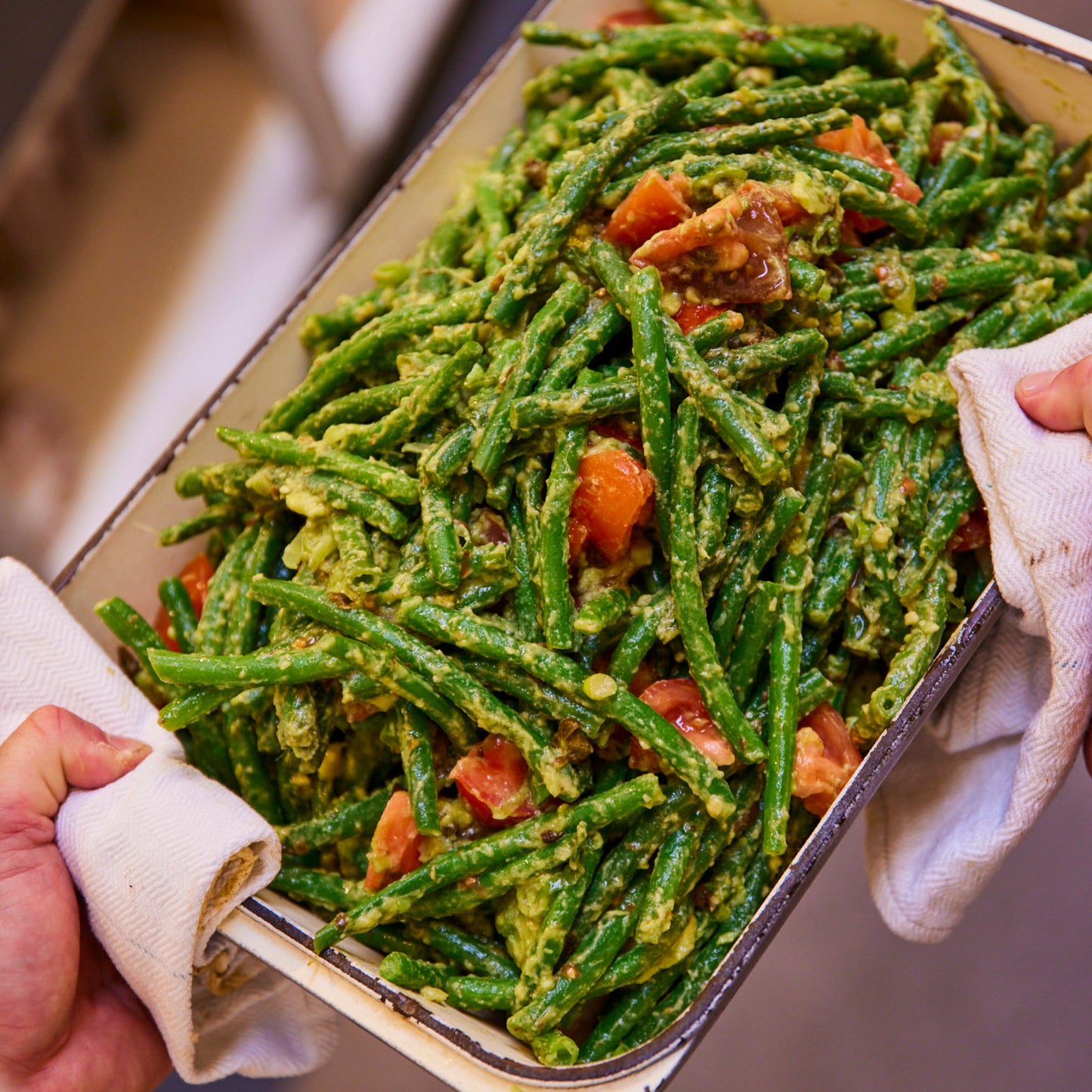 Green Beans & Avo Salad